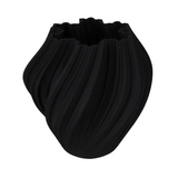Amelie Black 3D Ceramic Vase Small