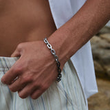 Najo - Echo Men's 2-Tone Steel Bracelet