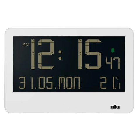 Braun - Digital White Wall Clock