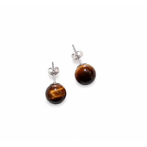 Fabuleux Voux - Tigers Eye Stud Earrings