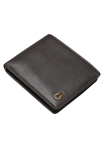 Nixon - Pass Leather Wallet Dark Brown