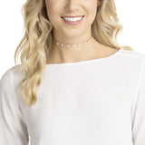 Swarovski Jewellery - Attract Round Ajustable  Rose Gold Necklace