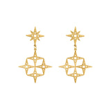 Lindi Kingi Constellation Earrings - Gold Plate