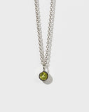Meadowlark - Cosmo Charm Necklace Sterling Silver Peridot