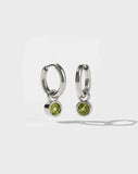 Meadowlark - Cosmo Hoop Earrings Sterling Silver Peridot