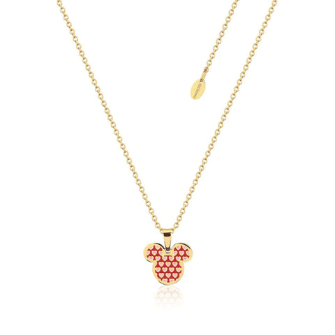 Couture Kingdom - Mickey Mouse Heart Enamel Necklace