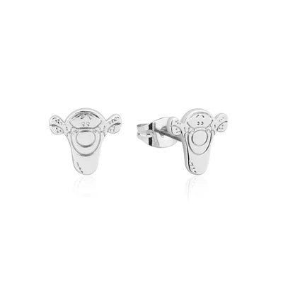 Disney Couture Kingdom - White Gold Plated Tigger Studs