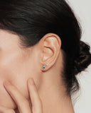 Ania Haie - Silver Organic Dome Pebble Studs