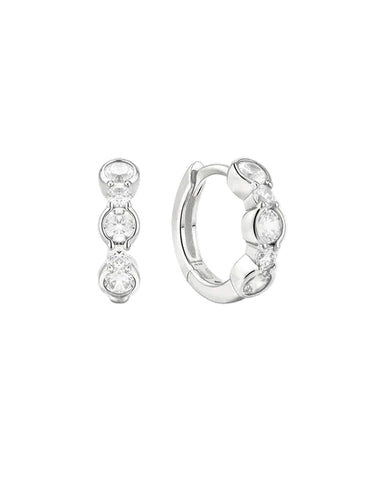 Ania Haie - Wanderer CZ Huggies Sterling Silver