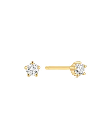 Ania Haie - Fairy Mini Sparkle Studs Gold Plate