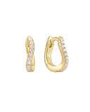 Ania Haie - Fairy Pave Wave Huggie Gold Plate