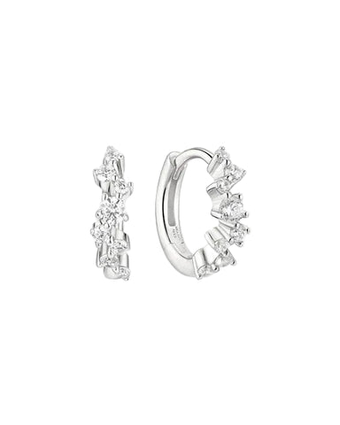 Ania Haie - Zig-Zag Huggies Sterling Silver