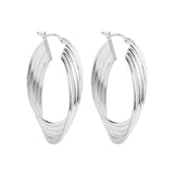 Najo - Awaken Oval Silver Earrings