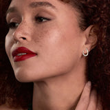 Najo - Baby Curl Stud Earrings Silver