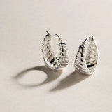 Najo - Thalassa Hoop Earring Silver