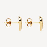 Najo - Amore Stud Earrings Gold Plated