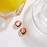 Najo - Arco Huggie Earrings Rose Gold