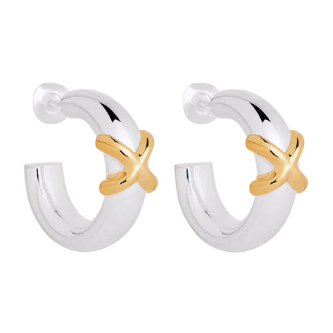 Najo - Tendresse Two-Tone Hoops
