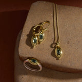 Najo - The Horizon Necklace Blue Topaz