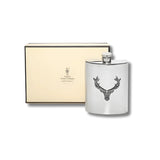 English Pewter Company - British Pewter 6oz Stag Hipflask