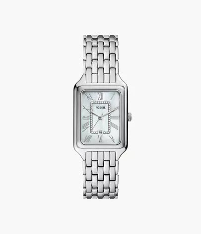 Fossil - Raquel Three-Hand Date Stainless Steel Watch