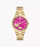 Fossil - Scarlette Three-Hand Gold-Tone Stainless Steel Watch