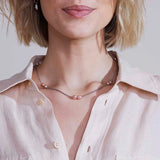 Edblad - Lucy Necklace Multi Pink Steel