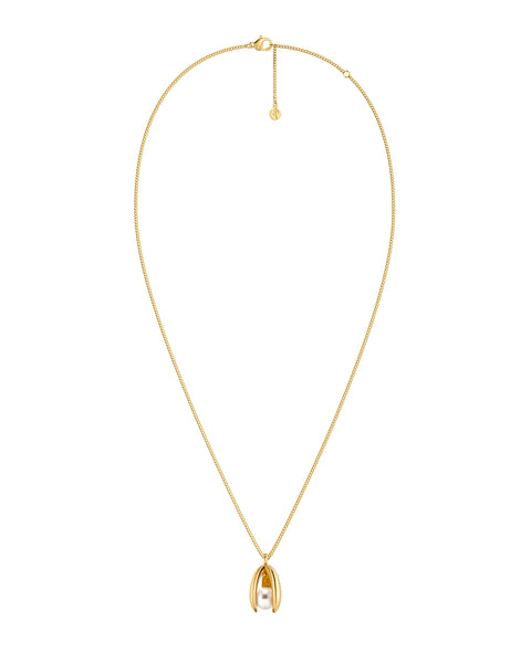 Edblad - Moonrave Necklace Large Gold Plate