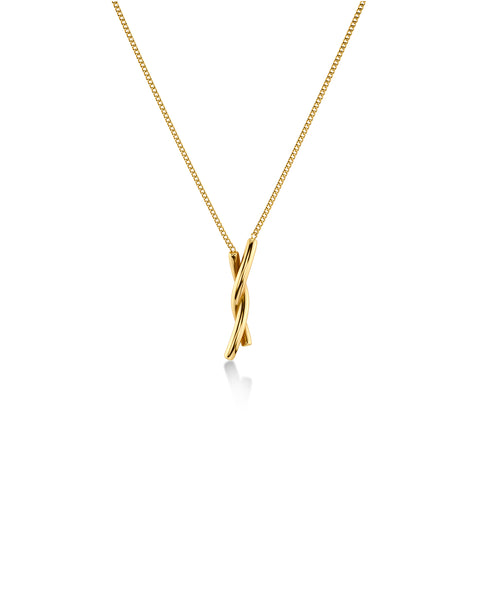 Edblad - Novel Knot Necklace Gold Plate