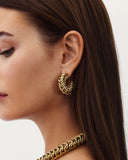 Edblad - Palazzo Chain Hoops Gold