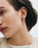 Edblad - Peak Spike Hoops Gold Plate