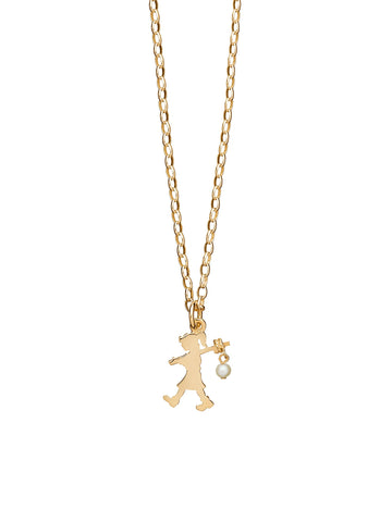 Karen Walker - Girl With A Pearl Necklace Gold 50cm