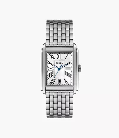 Fossil- Carraway Three-Hand Stainless Steel Watch