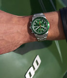 Fossil - Sport Tourer Chronograph Stainless/Green Dial Watch