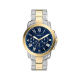 Fossil - Grant Men Quartz Blue Dial Chronograph Stainless Steel Watch