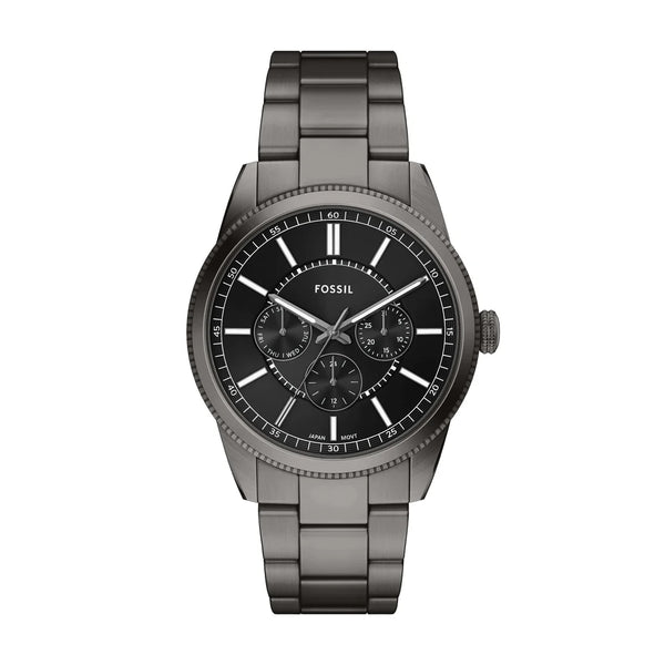 Fossil - Pearson Multifunction Gunmetal Stainless Steel Black Dial Watch