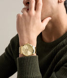 Fossil - Minimalist Three-Hand Gold-Tone Watch