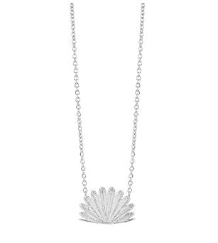 Boh Runga - Fantail Sunrise Necklace Silver