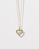 Meadowlark - Fizzy Heart Charm Necklace GP