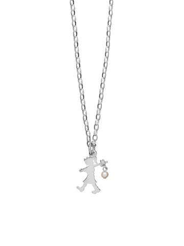 Karen Walker - Girl With A Pearl Necklace Silver