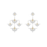 Lindi Kingi - Solar Embrace Earrings Silver & Lemon