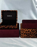 Meadowlark - Velvet Jewellery Box Merlot Large