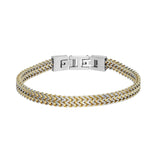 Rochet - Two Tone Woven Bracelet Stainless Steel