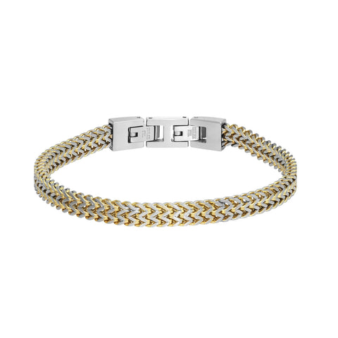 Rochet - Two Tone Woven Bracelet Stainless Steel