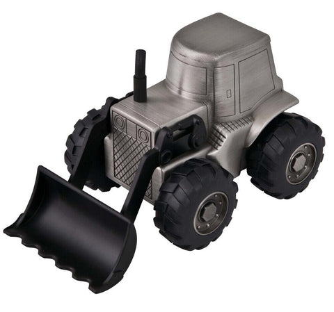 Money Boxes - Pewter Finish Front Loader Digger