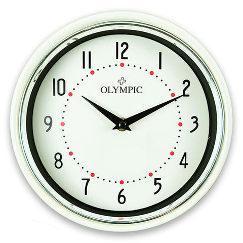 Olympic - Harriet Clock 24cm Cream