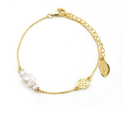 Georgini - Oceans Noosa Freshwater Pearl Bracelet Gold