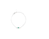 Georgini - Gifts Emerald Isle Freshwater Pearl Bracelet in Emerald & Silver