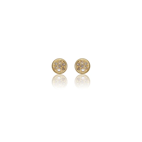 Diamonds by Georgini - Fourteen Natural Diamond Dotti Earrings Gold