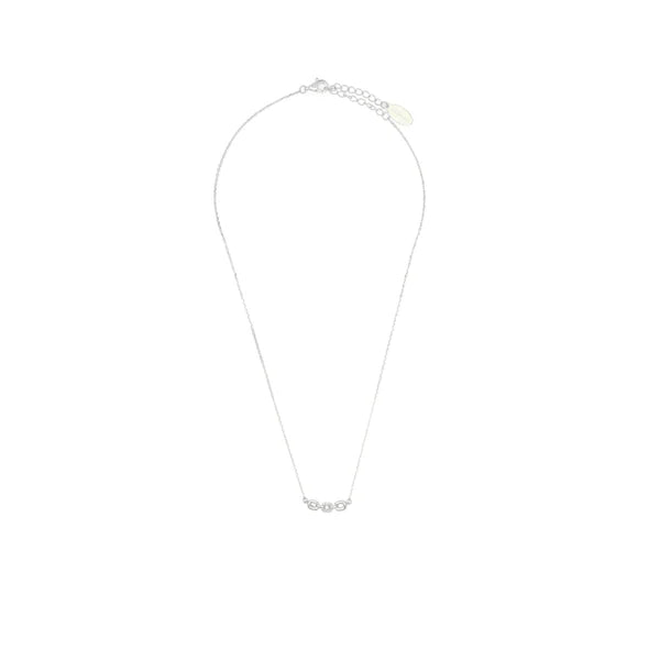 Diamonds by Georgini - Six Natural Diamond Link Pendant Silver